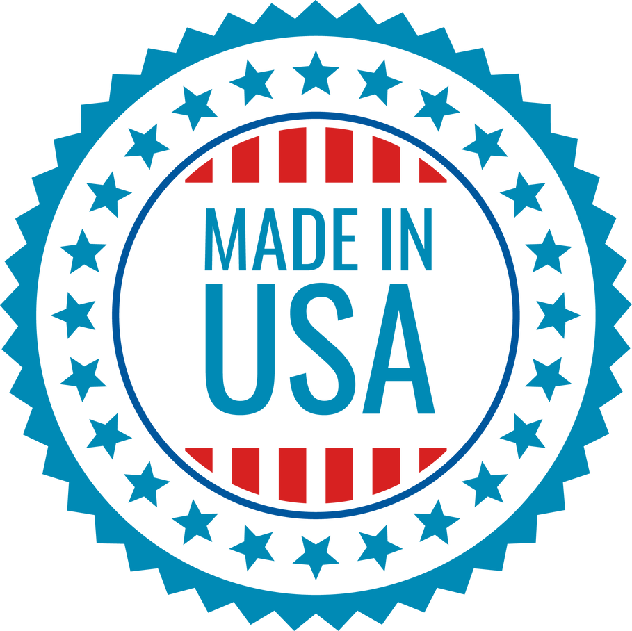 Made in USA stamp. Quality sign. Domestic symbol